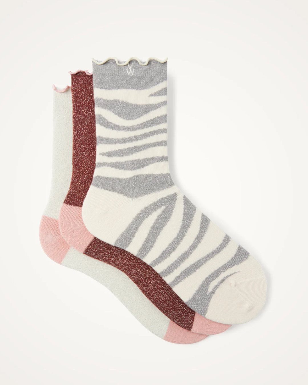 Lot 3 paires de chaussettes Rose Vaness Wu
