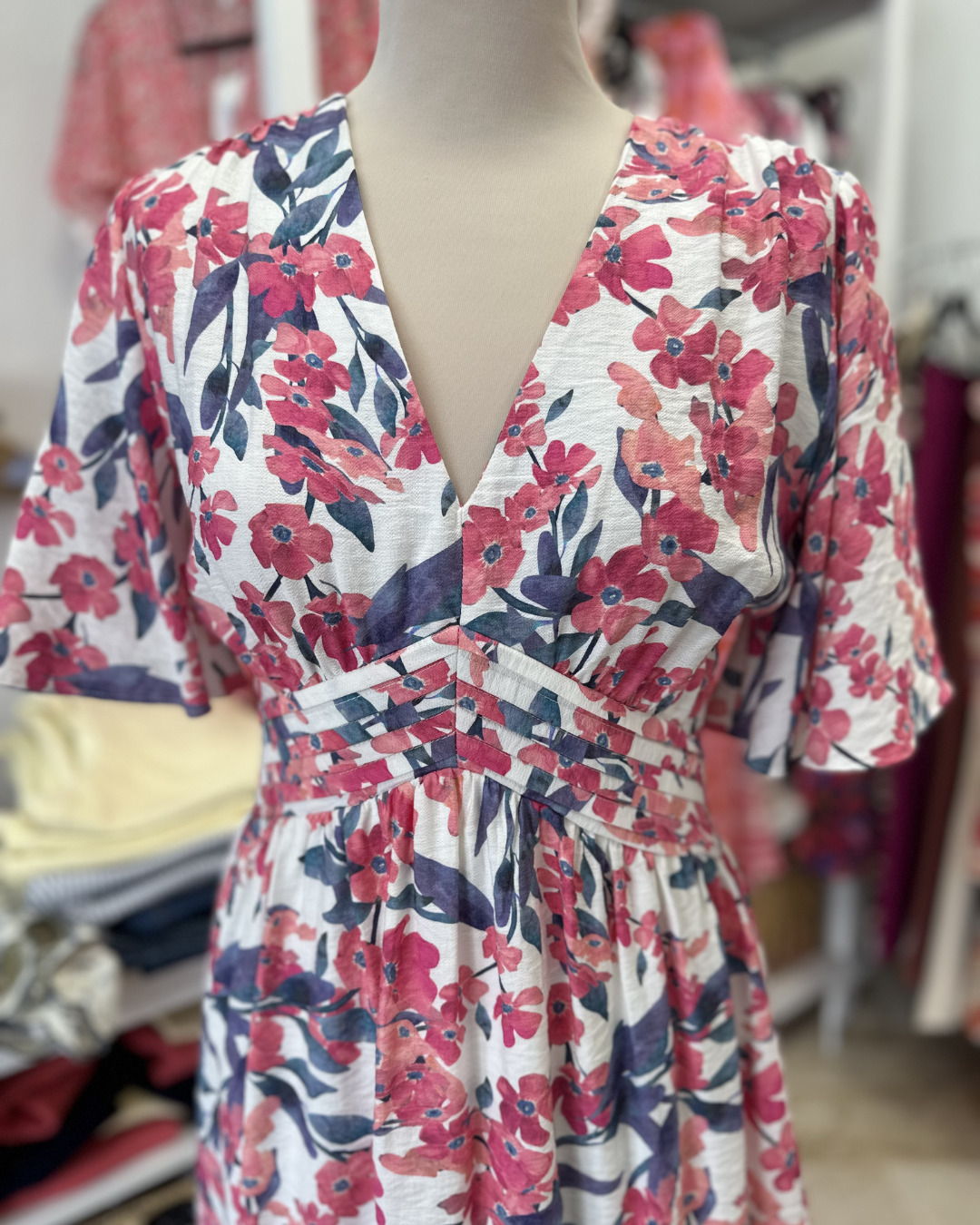 Robe courte bm et rose