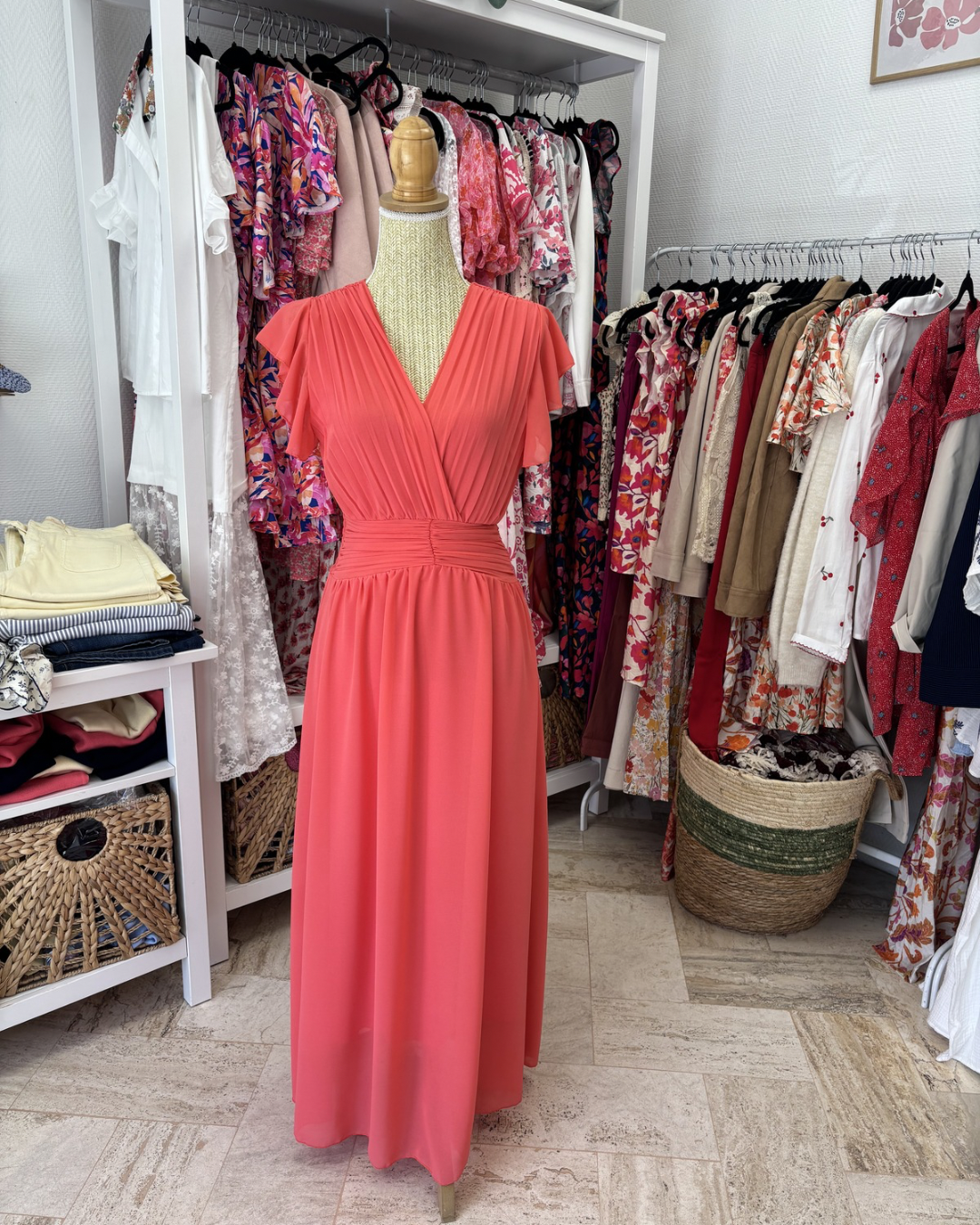 Robe longue cérémonie