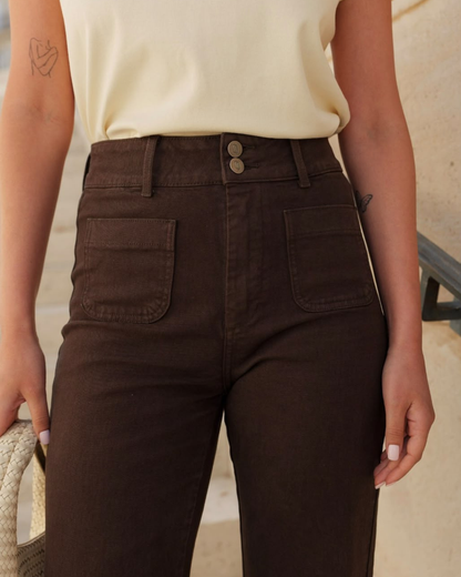 Jean choco Elena Oraije grande longueur