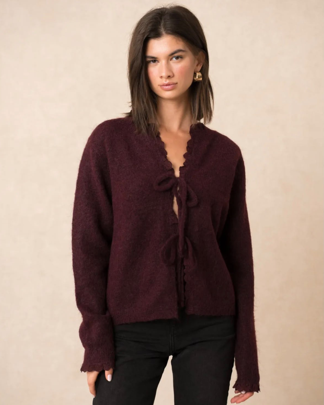 Gilet burgundy