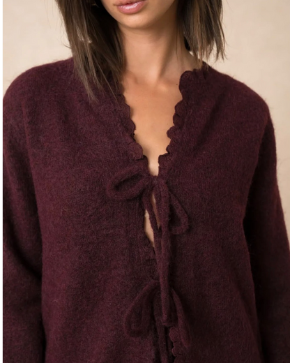 Gilet burgundy