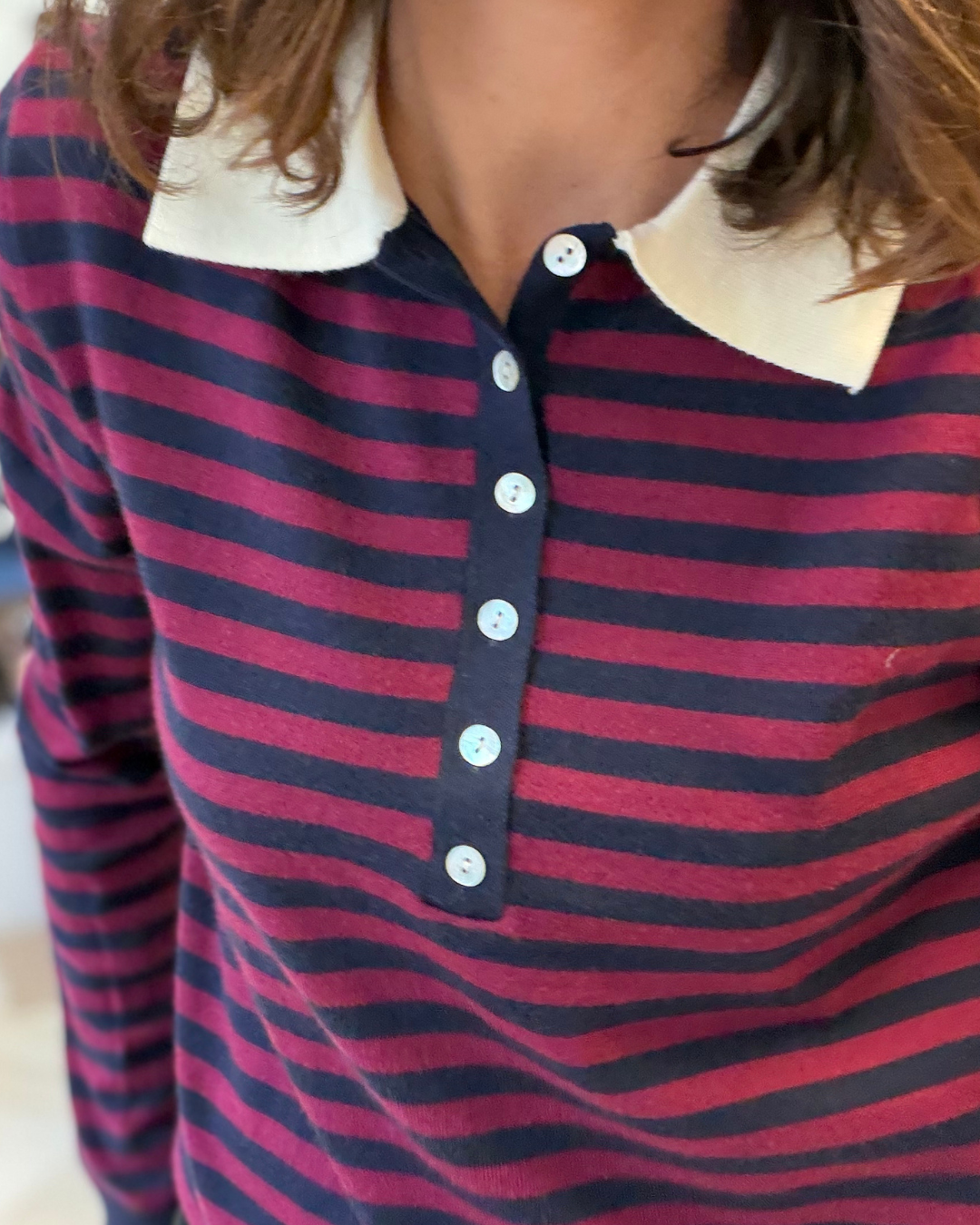 Polo laine viscose
