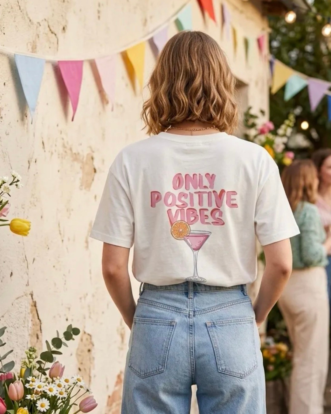 T shirt only positives vibes