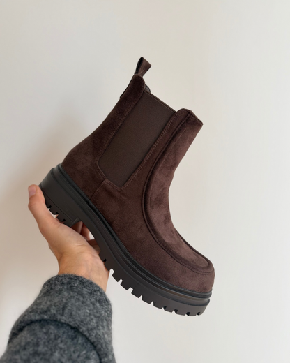 Bottines marrons