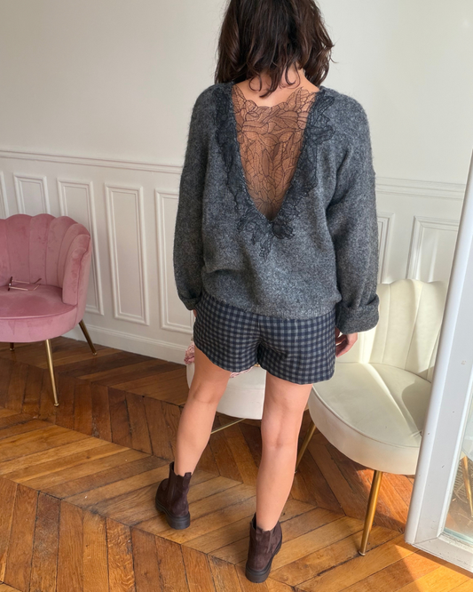 Jupe short carreaux