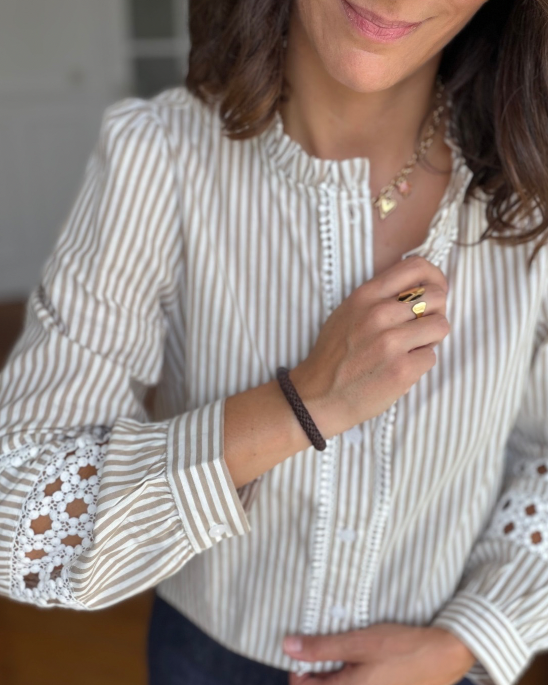 Chemise taupe